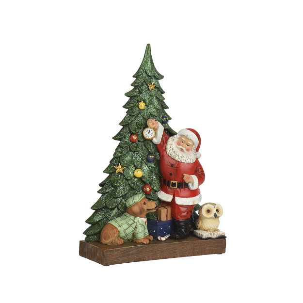 Image de Boite a musique poly sapin/PN rge/coul H33,5