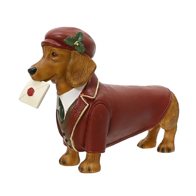 Image de Chien magnesium debout lettre casquette rge/coul H33