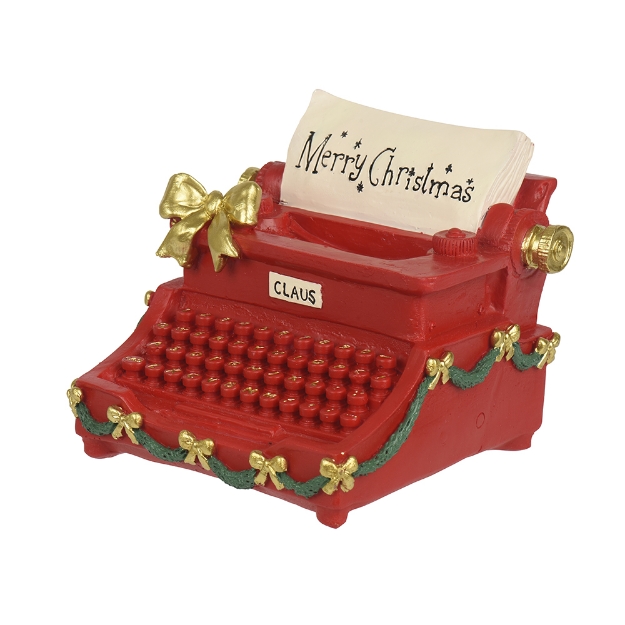 Image de Figurine poly machine a ecrire rge/coul H11,3