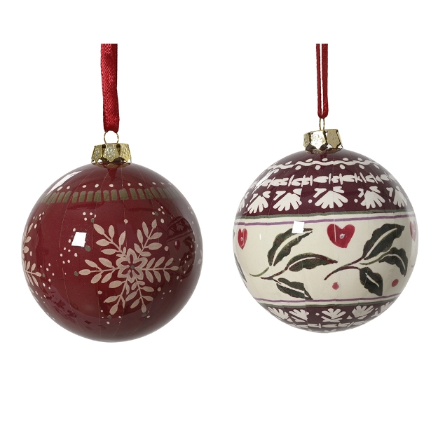 Image de Boule sur fil mousse polymere brillant feuilles D8