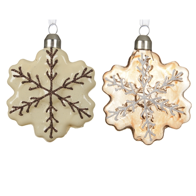 Image de Flocon neige verre 2col