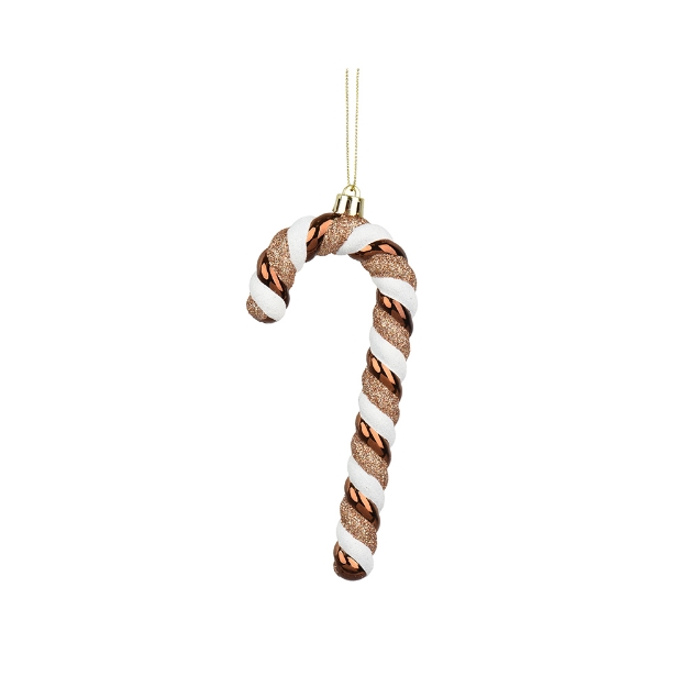 Image de Sucre orge polyst brillant paillettes espresso H15,7