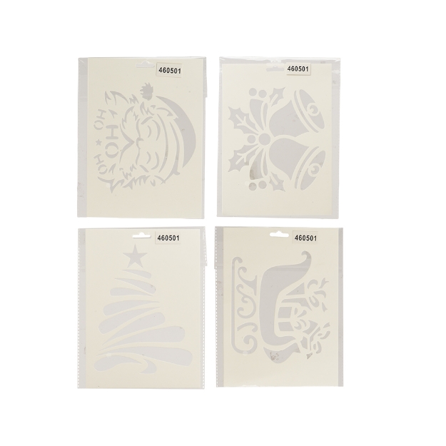 Image de Pochoirs papier figurines fsc mix