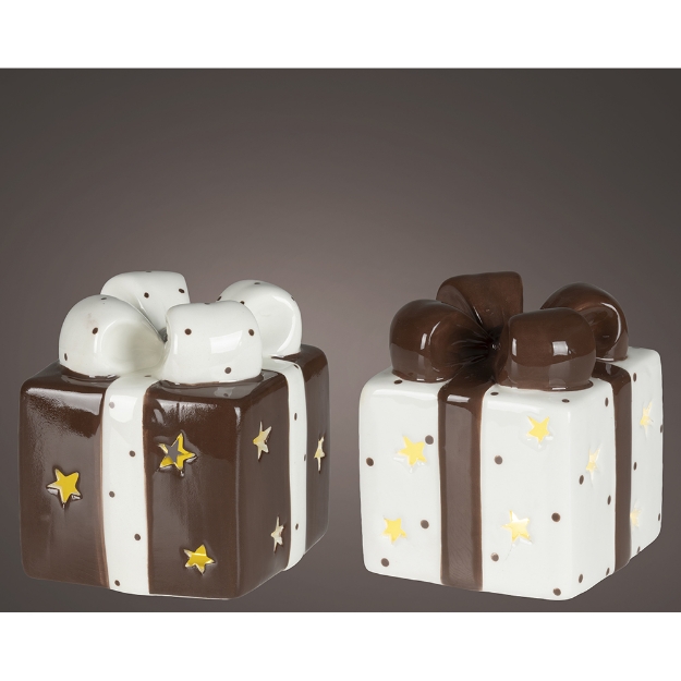 Image de LED cadeau dolomite cadeau fixe int  2col bl chaud H10,5