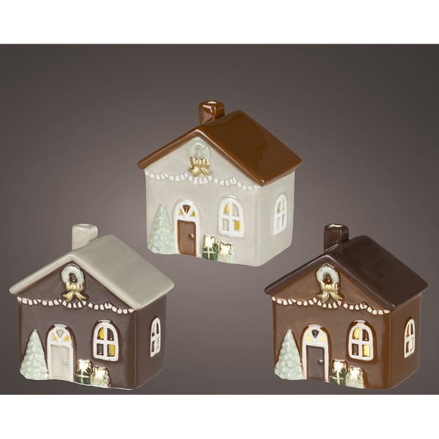 Image de LED maison dolomite cadeau fixe intérieur 3col bl chaud H11