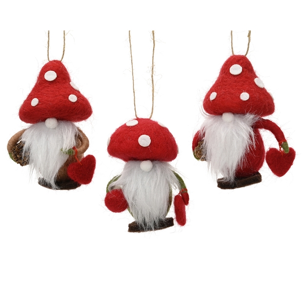 Image de Gnome polyester rge/bl H10