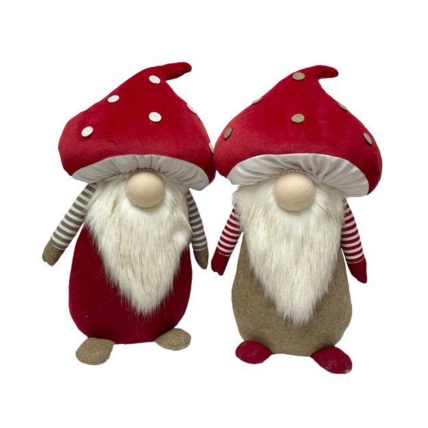 Image de Gnome poly corps rigide  champ rouge H46