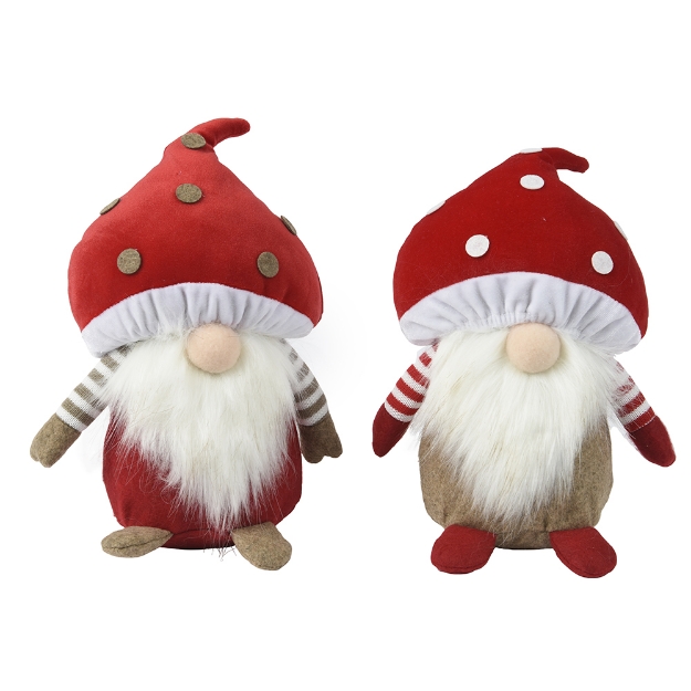 Image de Gnome poly corps rigide champ 2col rouge H26
