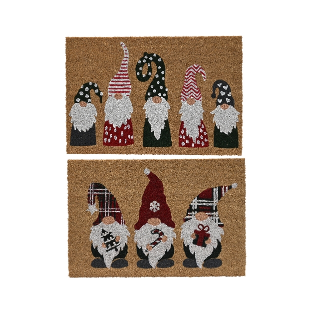 Image de Paillasson fibre de coco gnomes  extérieur L60