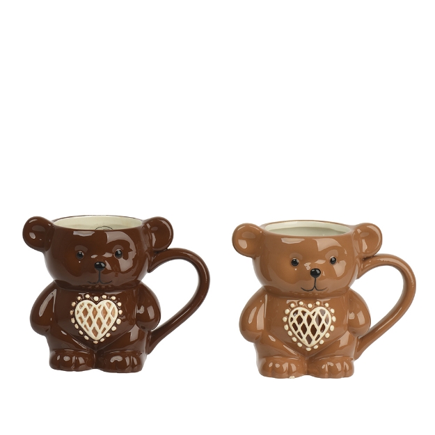 Image de Mug dolomite ours glacis 2col H11