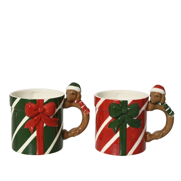 Image de Mug dolomite glacis poignee chien 2col