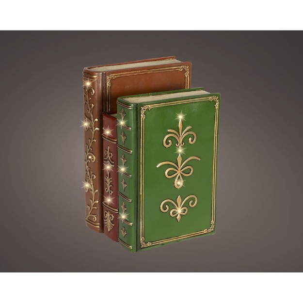 Image de LED 3 livres polyresine fixe int bl chaud H27
