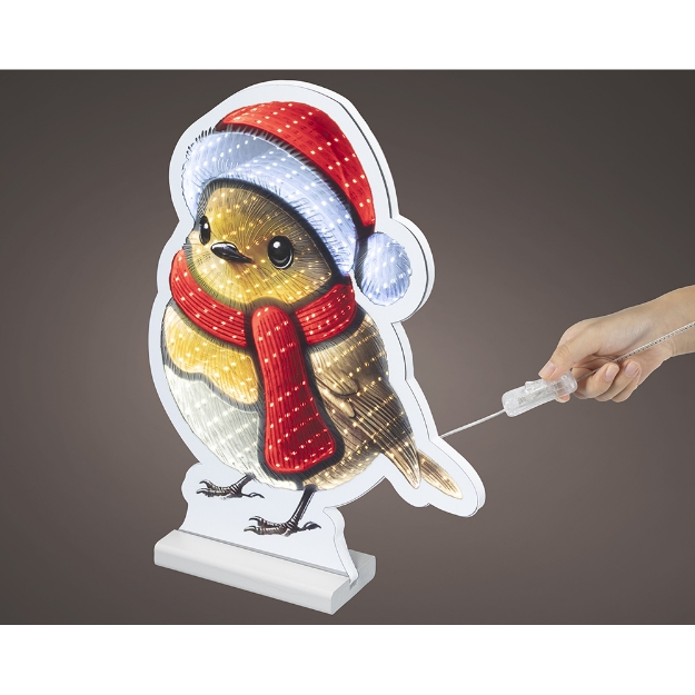 Image de LED luminaire effet infini pet fixe oiseau H37