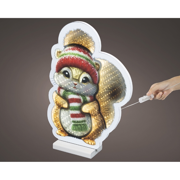 Image de LED luminaire effet infini pet fixe écureuil H37