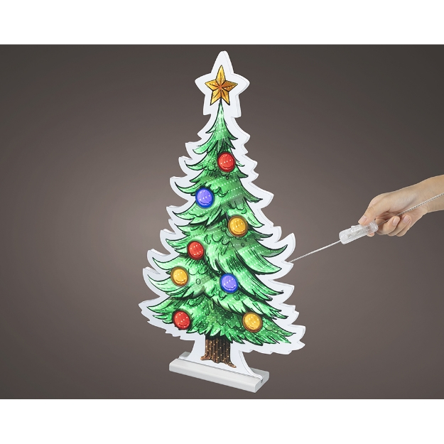 Image de LED luminaire effet infini pet fixe sapin H66