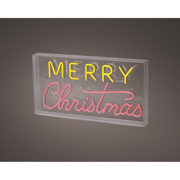 Image de LED neon usb plastique merry christmas fixe int H23