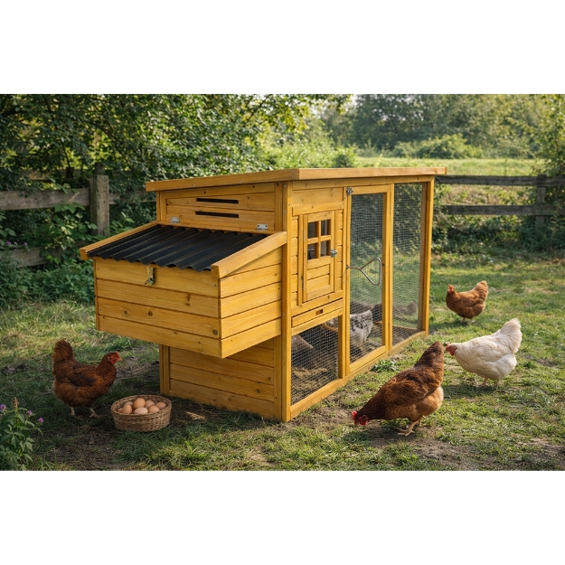 Image de POULAILLER COTTAGE 161*75*63  cm