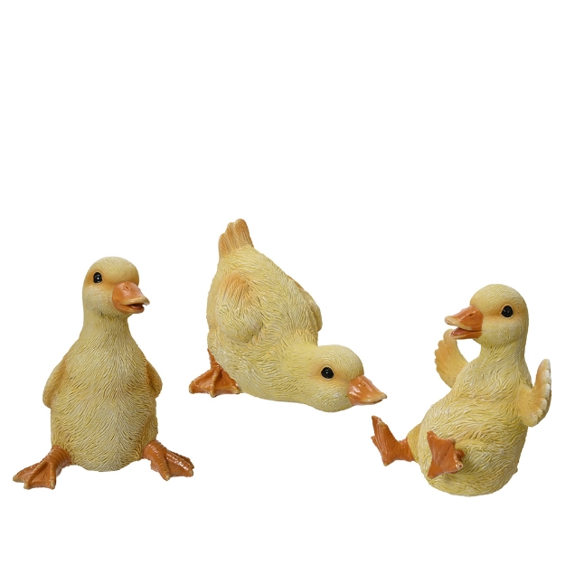 Image de Canard polyresine canard jaune - Decoris