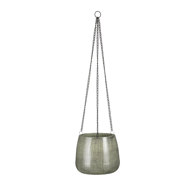 Image de Benson pot suspendre gris cl. - h16xd19cm - Mica