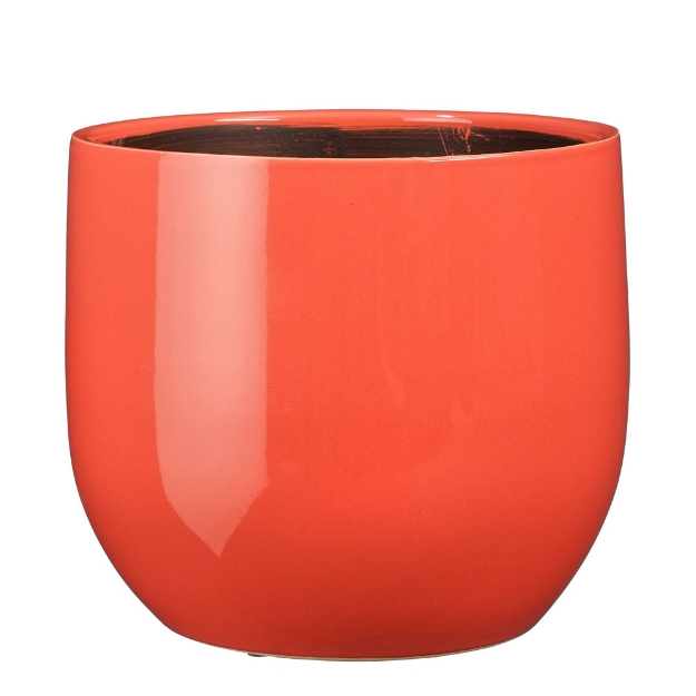 Image de Pablo pot ronde fuchsia - h25xd29cm - Mica