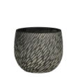 Image de Elio pot ronde anthracite - h12,5xd15cm - Mica