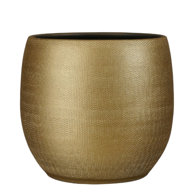 Image de Porto pot ronde or metalliques - h32xd32cm - Mica