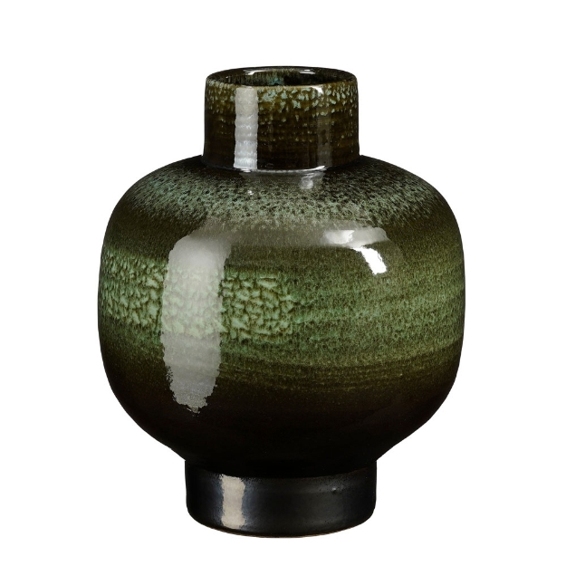 Image de Lizz vase vert f. - h27xd23cm - Mica