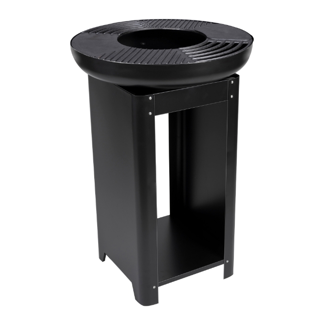 Image de BBQ teppanyaki et feu