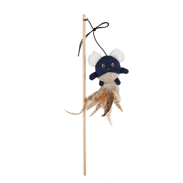 Image de jouet canne a peche souris denim ANKA