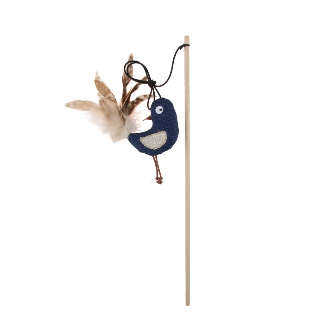 Image de jouet canne a peche oiseau denim ANKA