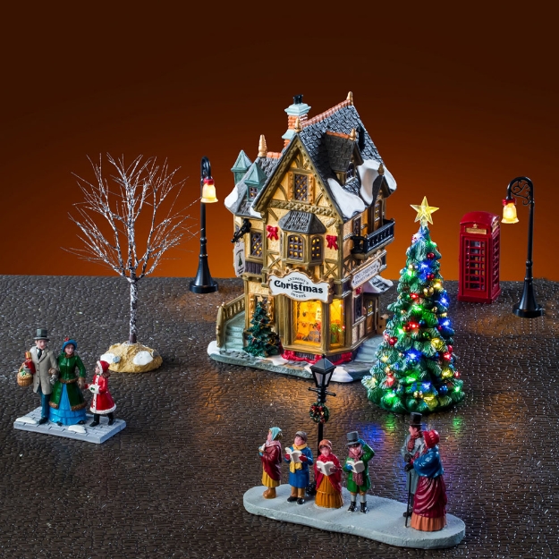 Image de Ensemble magasin de sapins de noël - Lemax