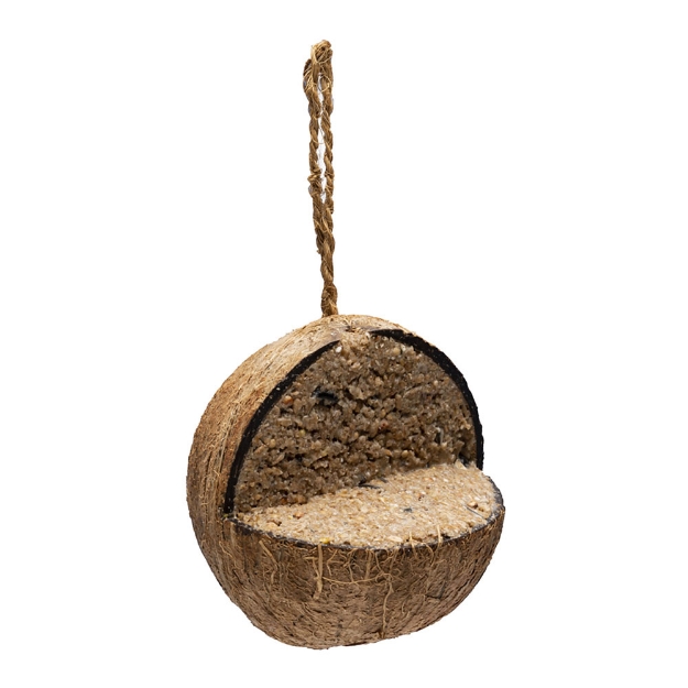 Image de Noix de coco remplie de graise et d'insectes 400g