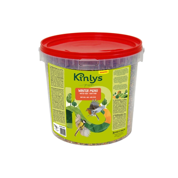 Image de Kinlys passion menu hiver pour oiseaux du ciel seau 7kg