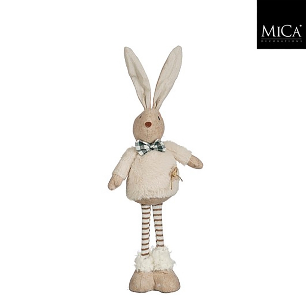 Image de Decoration lapin marron H54 - Mica