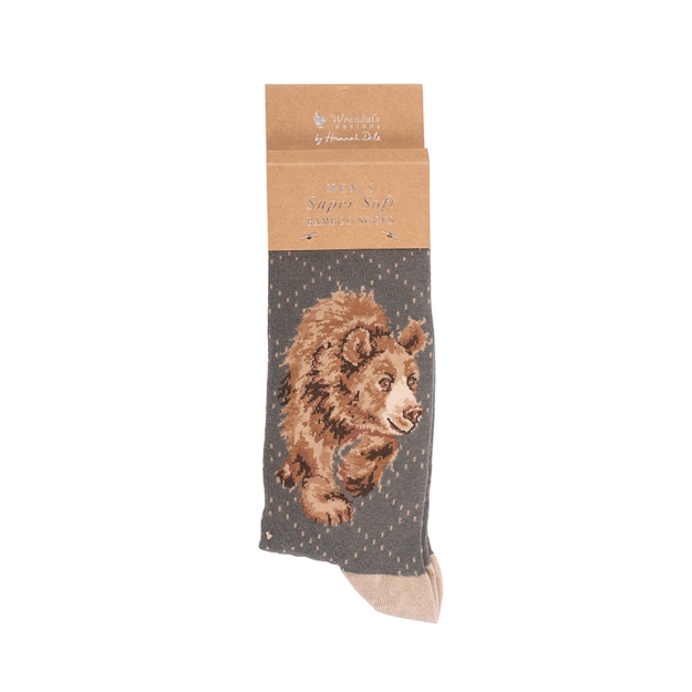 Image de Chaussettes Ours 'In My Footsteps' - Wrendale