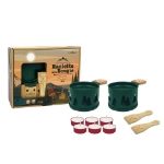 Image de Coffret Raclette à la bougie pour 2  - Sapin - vert - Cookut