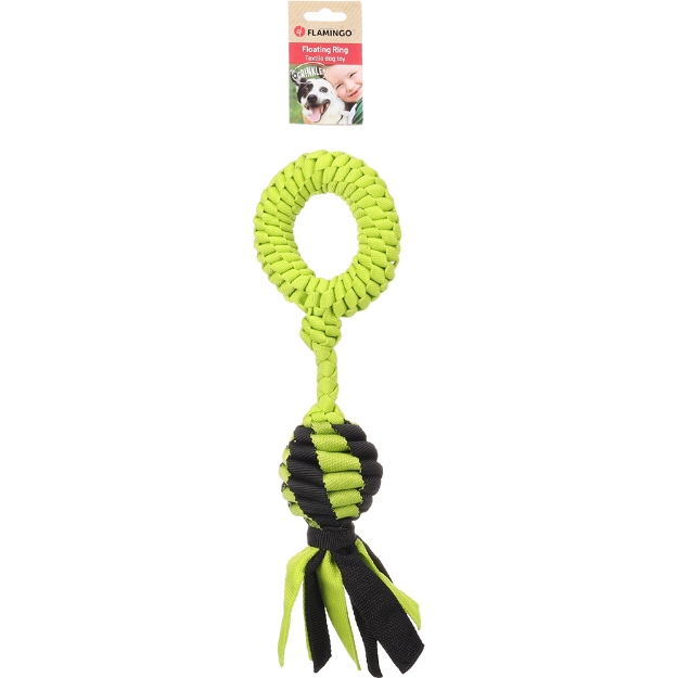 Image de PROMO  ROFAS BALLON DE RUGBY  VERT/NOIR 41x12x8CM