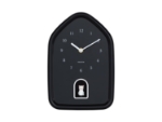 Image de Horloge murale moderne chat - Noir - Karlsson