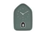 Image de Horloge murale moderne chat - Vert jungle - Karlsson