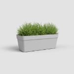 Image de JARDINIÈRE CAPRI 50 MA GRIS CLAIR