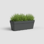 Image de JARDINIÈRE CAPRI 50 MA ANTHRACITE