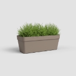 Image de JARDINIÈRE CAPRI 50 MA TAUPE