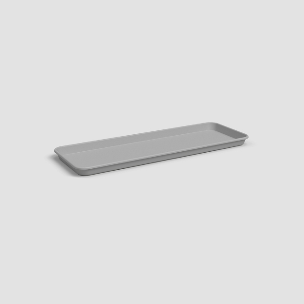 Image de SOUCOUPE CAPRI RECTANGULAIRE 50 MA GRIS CLAIR
