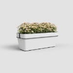 Image de JARDINIÈRE CAPRI BALCON RE KIT 50 MA BLANC