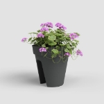 Image de POT CAPRI BALCON 30 MA ANTHRACITE