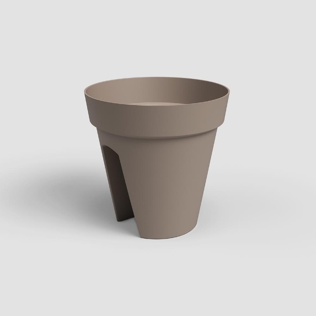 Image de POT CAPRI BALCON 30 MA TAUPE