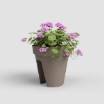 Image de POT CAPRI BALCON 30 MA TAUPE