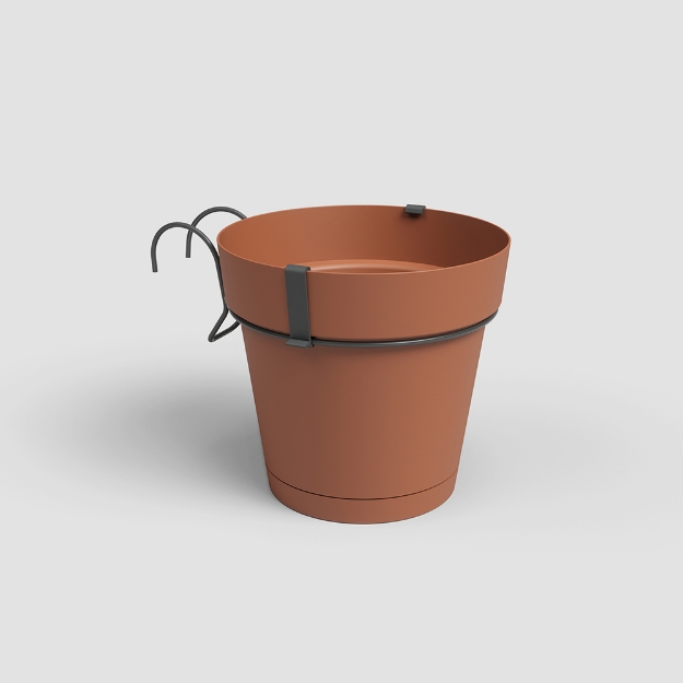 Image de POT CAPRI BALCON RE KIT 20 MA TERRE CUITE