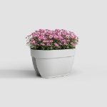 Image de JARDINIÈRE CAPRI CAMPANA BALCON 40 MA BLANC
