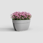 Image de JARDINIÈRE CAPRI CAMPANA BALCON 40 MA GRIS CLAIR